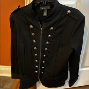 INC International Concepts Military Style Blazer